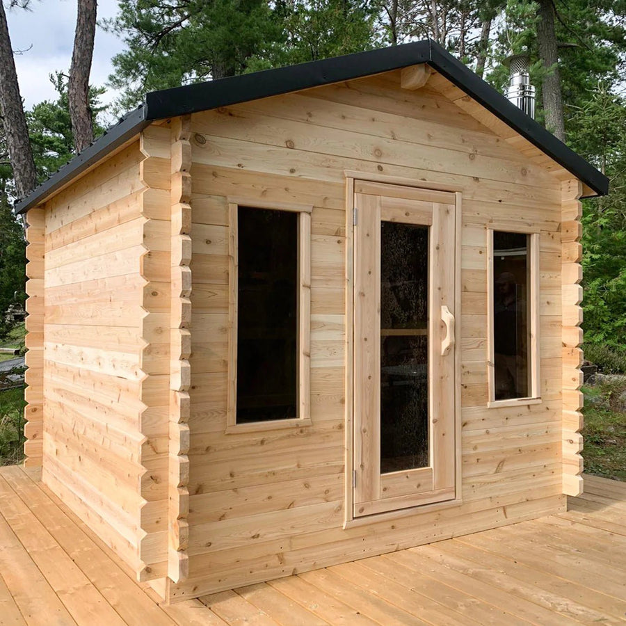 Canadian Cedar Georgian Cabin Sauna | Dundalk LeisureCraft