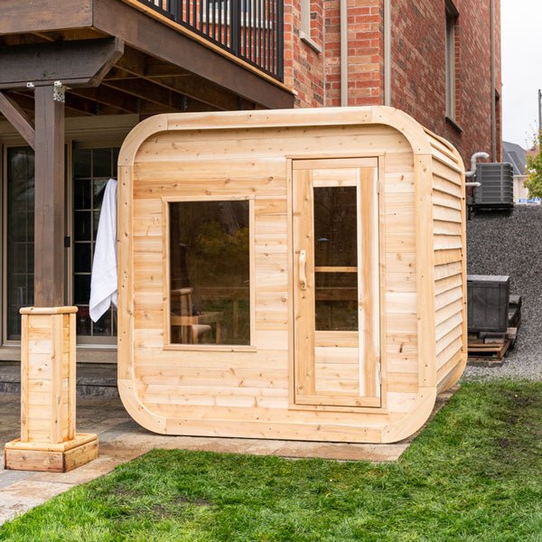 Clear Cedar Outdoor Luna Sauna | Dundalk LeisureCraft CTC22LU