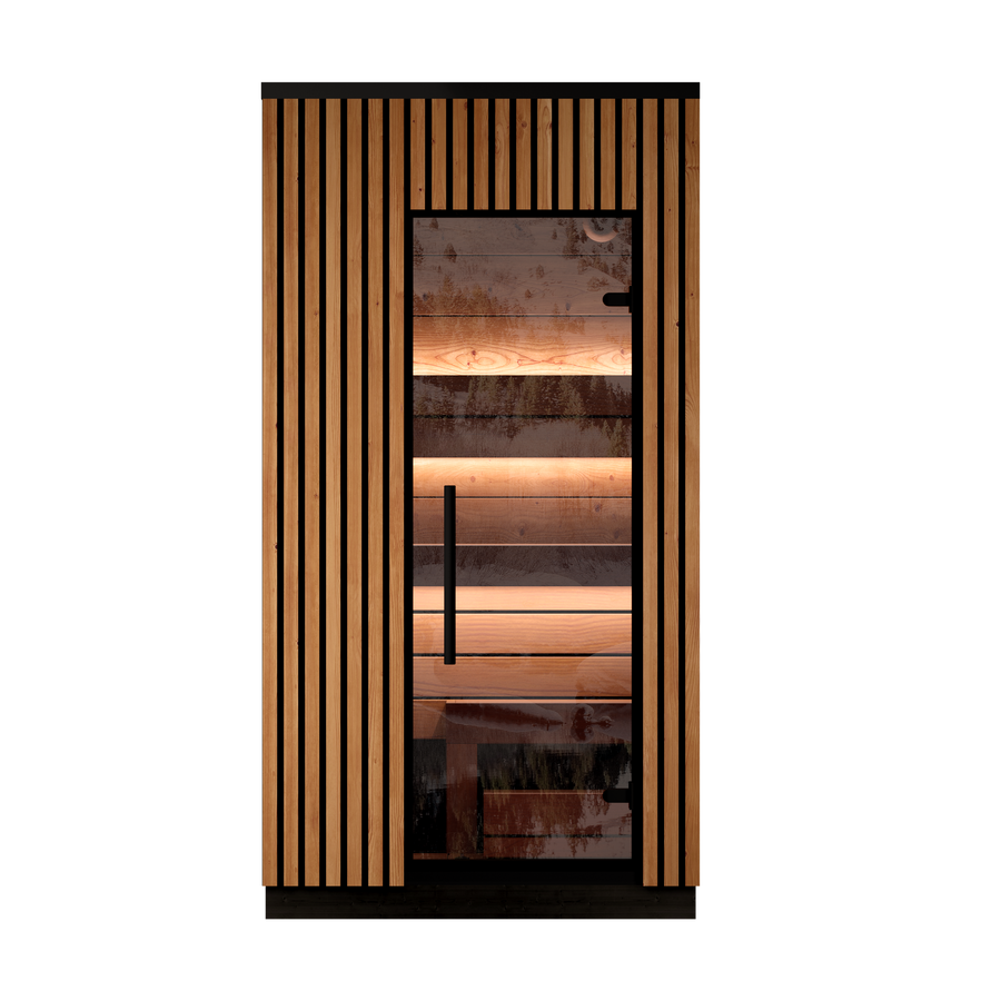 Leil Viva 120 1-Person Outdoor Sauna Kit