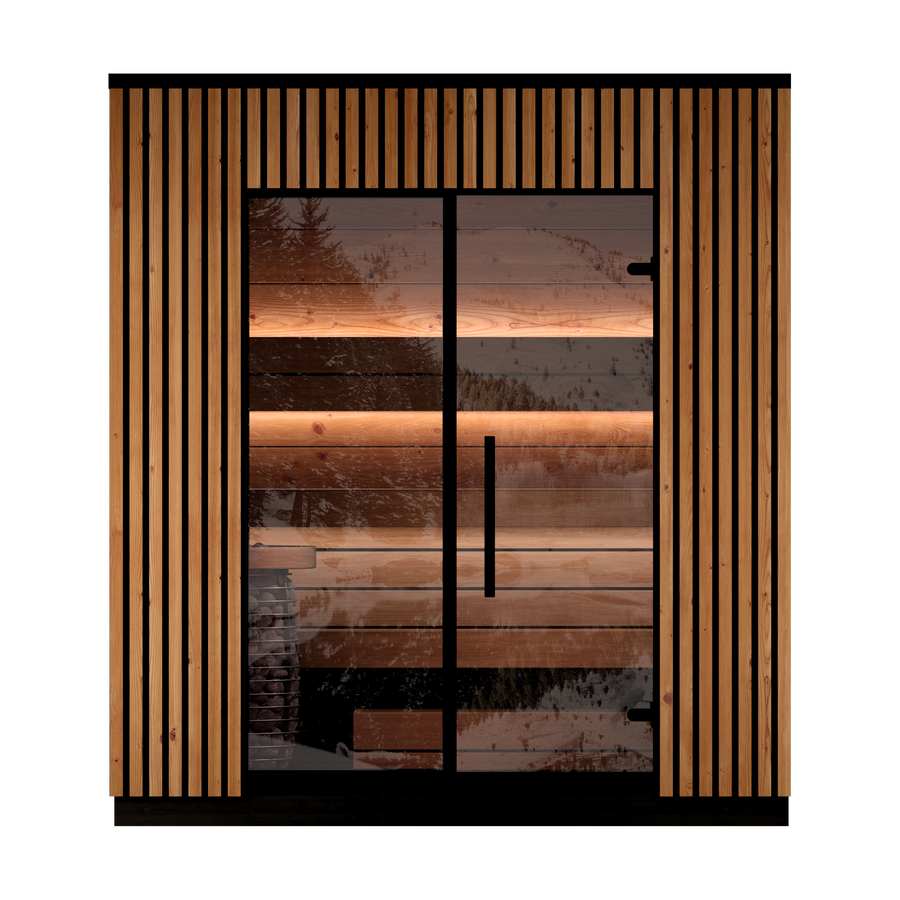 Leil Viva 210 3-Person Outdoor Sauna Kit