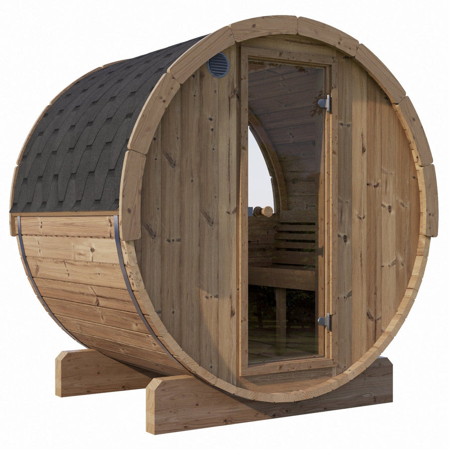 SaunaLife Ergo E6W Barrel Sauna with Window
