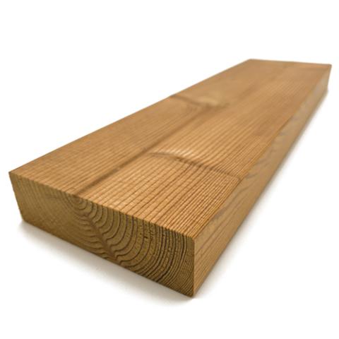 Prosaunas Sauna Wood, Thermo-Spruce 5/4x4" Bench Material | WOOD654